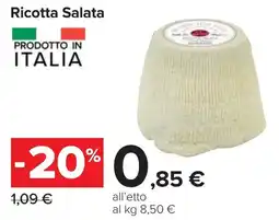 Carrefour Ricotta Salata offerta