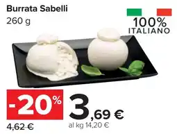 Carrefour Burrata Sabelli offerta