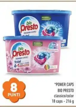 Conad Power caps BIO PRESTO classico/color 18 caps offerta