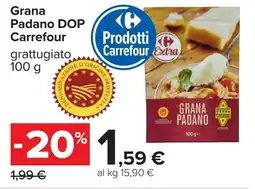 Carrefour Grana Padano DOP Carrefour offerta