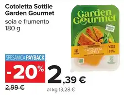 Carrefour Cotoletta Sottile Garden Gourmet offerta