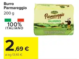 Carrefour Burro Parmareggio offerta