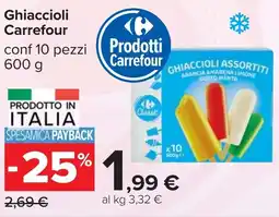 Carrefour Ghiaccioli Carrefour offerta