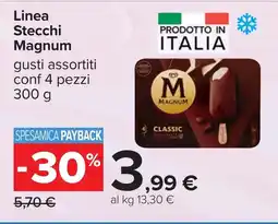 Carrefour Linea Stecchi Magnum offerta