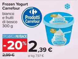 Carrefour Frozen Yogurt Carrefour offerta
