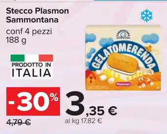 Carrefour Stecco Plasmon Sammontana offerta