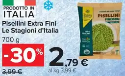 Carrefour Pisellini Extra Fini Le Stagioni d'Italia offerta