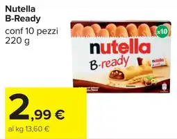 Carrefour Nutella B-Ready offerta