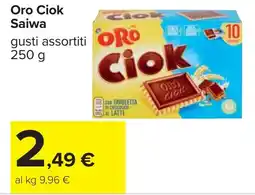 Carrefour Oro Ciok Saiwa offerta