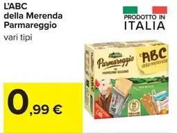 Carrefour L'ABC della merenda Parmareggio offerta