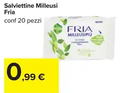 Carrefour Salviettine Milleusi Fria offerta