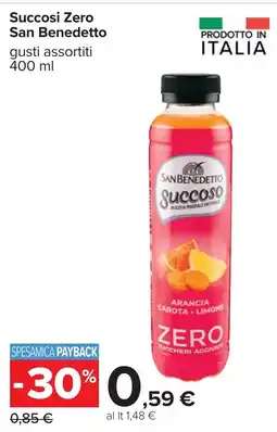 Carrefour Succosi Zero San Benedetto offerta