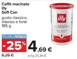 Carrefour Caffè macinato Illy Soft Can offerta