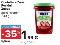 Carrefour Confettura Zero Residui Zuegg offerta