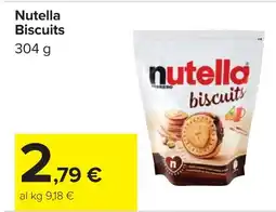 Carrefour Nutella Biscuits offerta