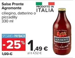 Carrefour Salse Pronte Agromonte offerta