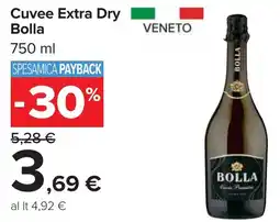 Carrefour Cuvee Extra Dry Bolla offerta