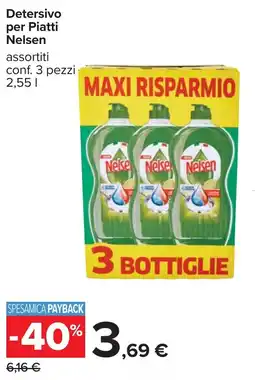Carrefour Detersivo per Piatti Nelsen offerta
