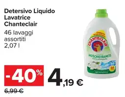 Carrefour Detersivo Liquido Lavatrice Chanteclair offerta
