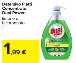 Carrefour Detersivo Piatti Concentrato Dual Power offerta