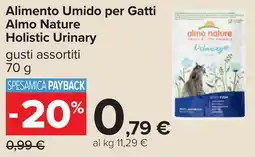 Carrefour Alimento Umido per Gatti Almo Nature Holistic Urinary offerta