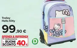 Carrefour Trolley Hello Kitty offerta