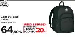 Carrefour Zaino Dial Solid Invicta offerta