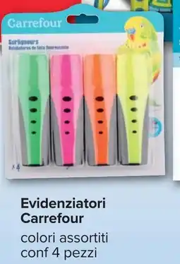 Carrefour Evidenziatori Carrefour offerta