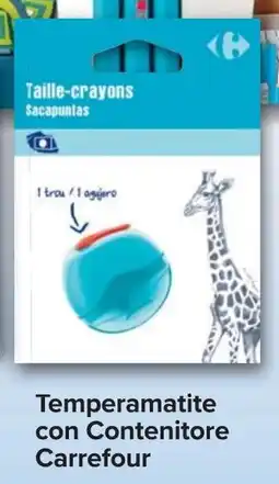 Carrefour Temperamatite con Contenitore Carrefour offerta