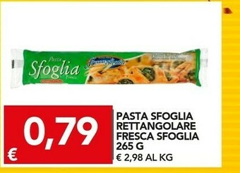 TuoDi Pasta sfoglia rettangolare offerta