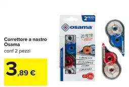 Carrefour Correttore a nastro Osama offerta
