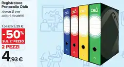 Carrefour Registratore Protocollo Oblò offerta