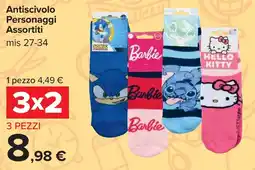 Carrefour Antiscivolo Personaggi Assortiti offerta