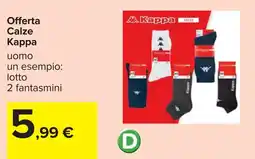 Carrefour Offerta Calze Kappa offerta