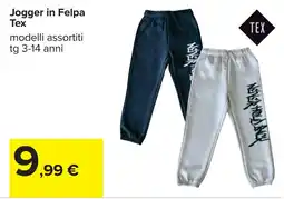 Carrefour Jogger in Felpa Tex offerta