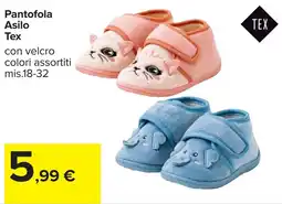 Carrefour Pantofola Asilo Tex offerta