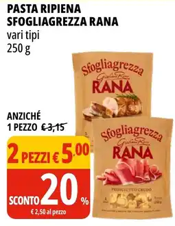 Tigros Pasta ripiena sfogliagrezza RANA offerta