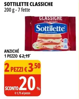 Tigros Sottilette CLASSICHE offerta
