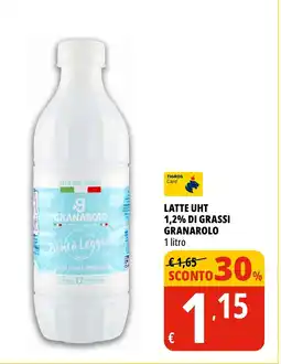 Tigros Latte uht 1,2% di grassi GRANAROLO offerta