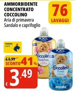 Tigros Ammorbidente concentrato COCCOLINO offerta