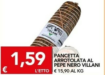 TuoDi Pancetta arrotolata al pepe nero offerta