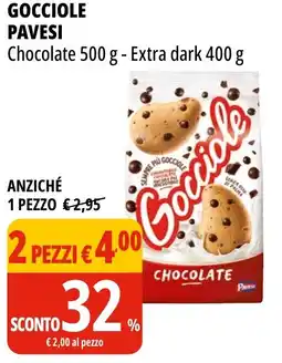 Tigros Gocciole PAVESI Chocolate offerta