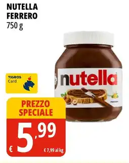 Tigros Nutella FERRERO offerta