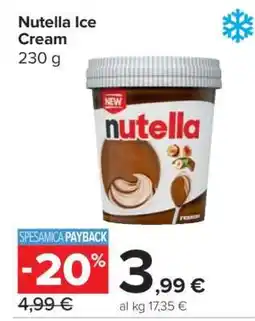 Carrefour Nutella Ice Cream offerta
