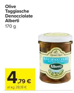Carrefour Olive Taggiasche Denocciolate Alberti offerta