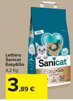 Carrefour Lettiera Sanicat Easy&Go offerta