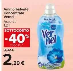 Carrefour Ammorbidente Concentrato Vernel offerta