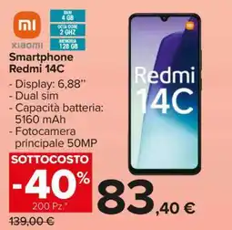 Carrefour Smartphone Redmi 14C offerta