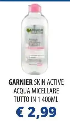 Acqua & Sapone GARNIER SKIN ACTIVE ACQUA MICELLARE TUTTO IN 1 400ML offerta