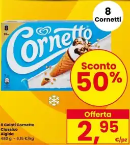 Interspar 8 Gelati Cornetto Classico Algida offerta